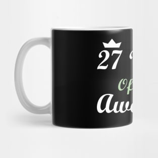 27 Years Of Being Awesome Mug